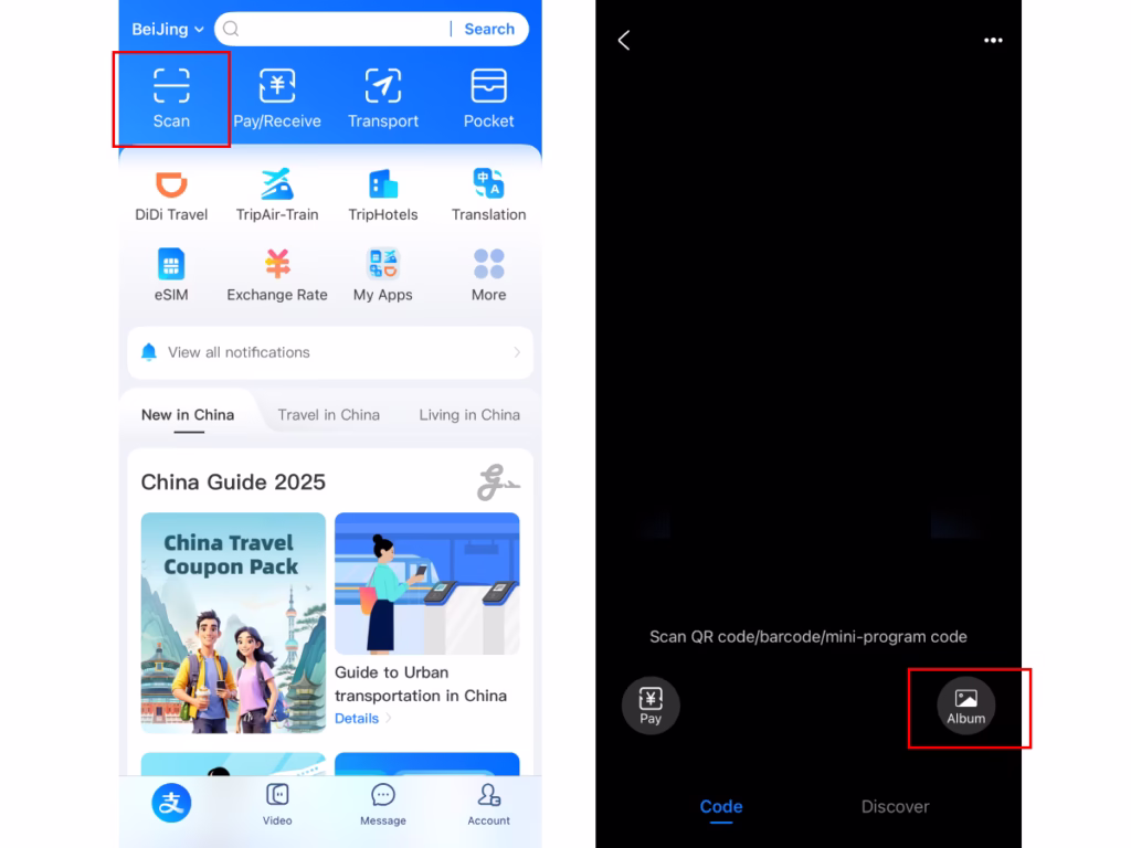 How to use Alipay - scan to make payments